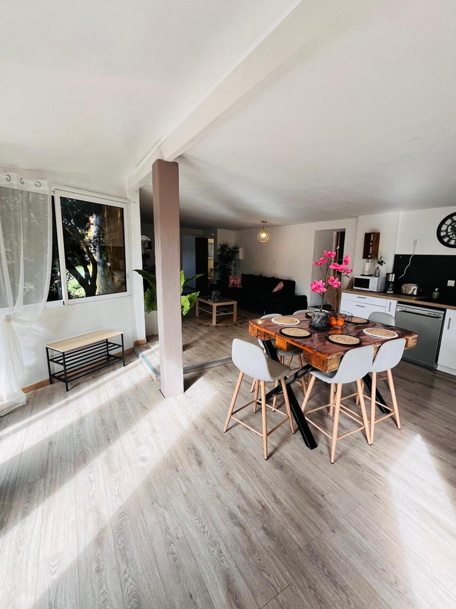 Location T3 Jardin Avec Piscine Villa Mèze Eksteriør bilde