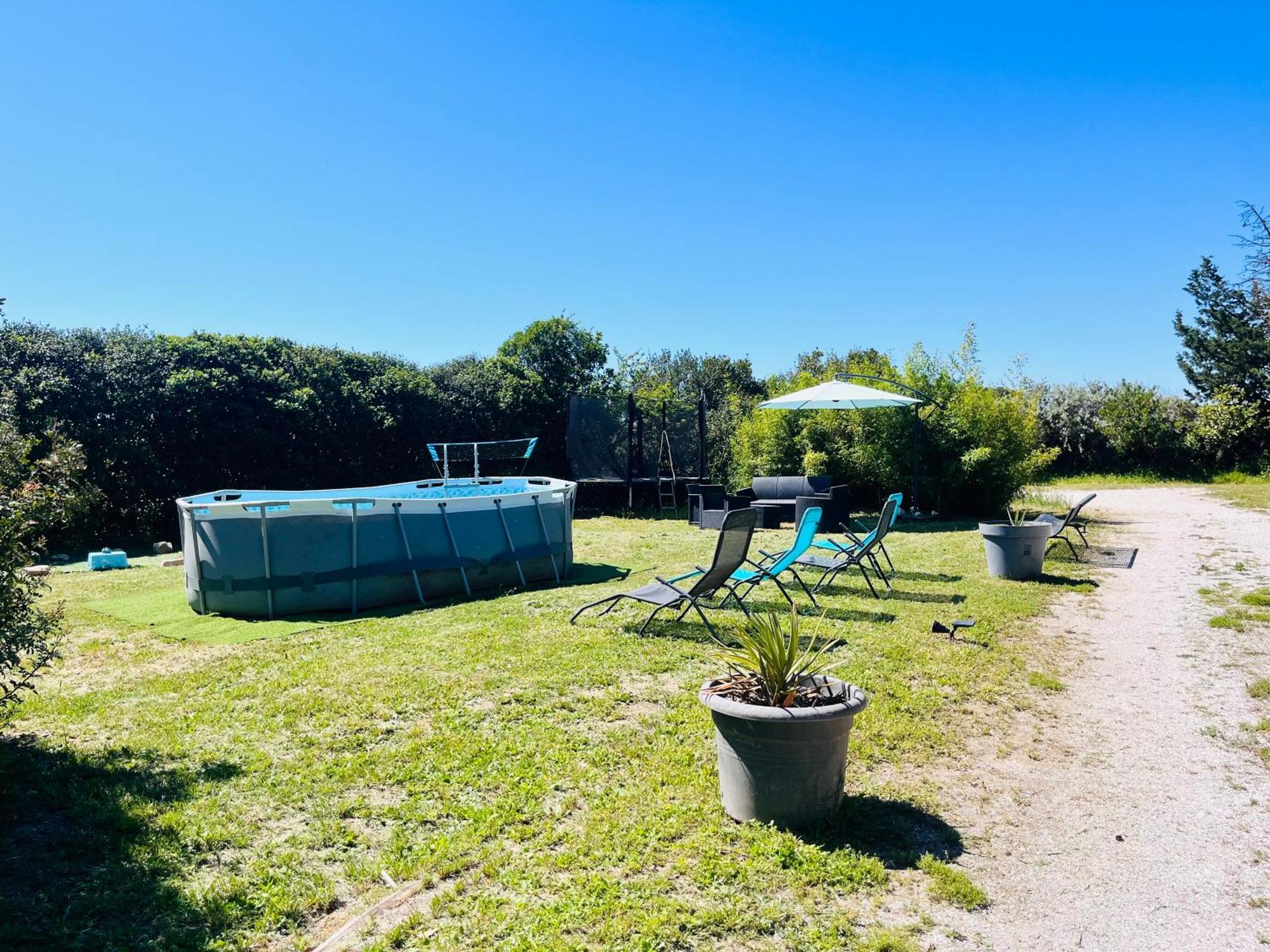 Location T3 Jardin Avec Piscine Villa Mèze Eksteriør bilde