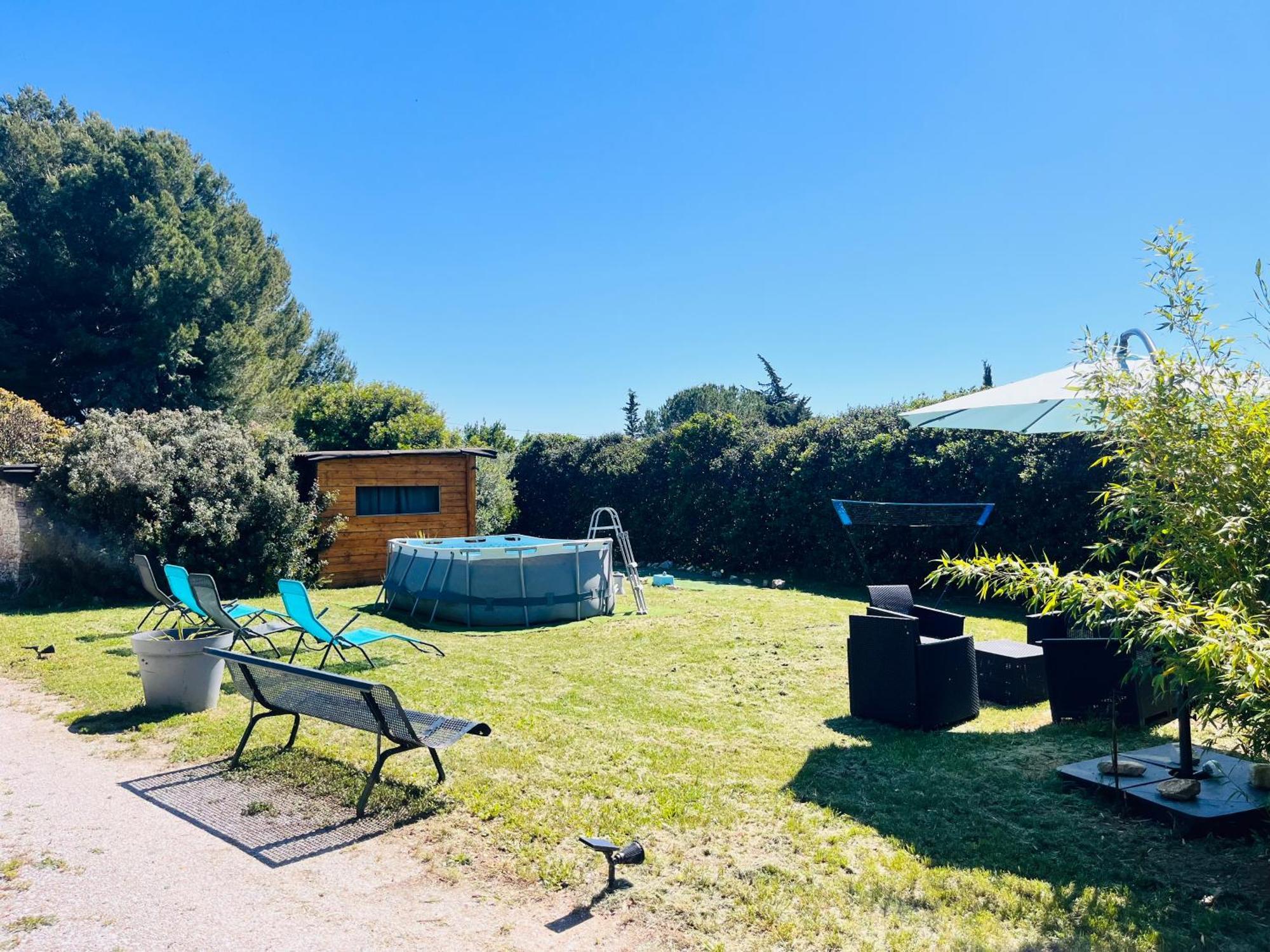 Location T3 Jardin Avec Piscine Villa Mèze Eksteriør bilde